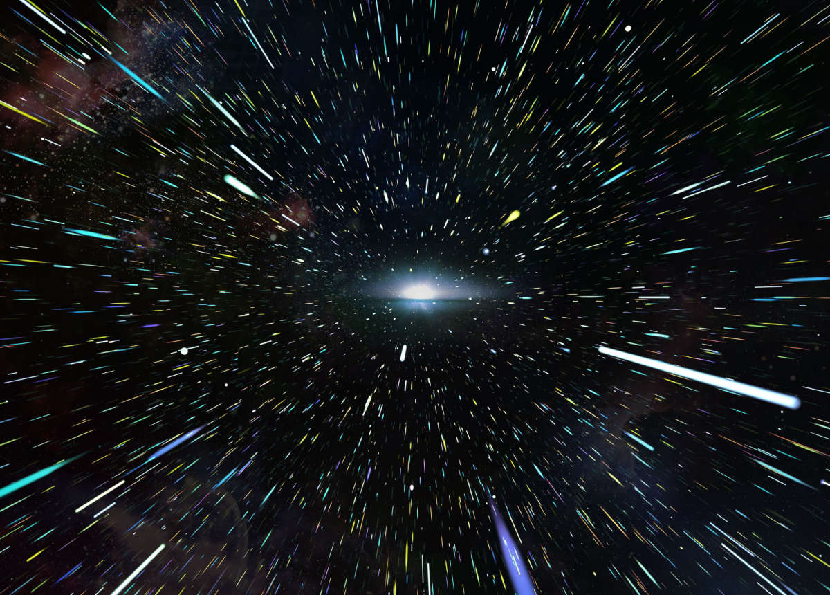 can space travel faster than the speed of light
